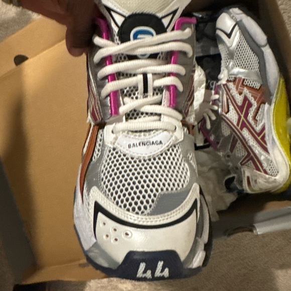 BALENCIAGA MULTICOLOR RUNNERS SIZE 44 SIZE 10 - Picture 2 of 6